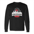 Cincinnati Red Mustache Long Sleeve T-Shirt