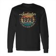 Classic 45 Years Old 45Th Birthday Born In September 1976 Ver2 Long Sleeve T-Shirt