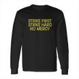 Cobra Kai Karate Kid Merchandise Retro No Mercy Graphic Tee Long Sleeve T-Shirt