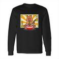 Cute Capybara Eating Ramen Funny Animal Anime Manga Long Sleeve T-Shirt