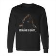 Cute Funny Bigfoot My Name Is Daryl Long Sleeve T-Shirt