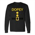 Cute Halloween Funny Halloween Day Dopey Dwarf Costume Long Sleeve T-Shirt