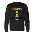 Cute Halloween Funny Halloween Day Grumpy Dwarf Costume Long Sleeve T-Shirt