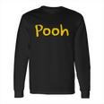 Cute Halloween Funny Halloween Day Pooh Halloween Costume Long Sleeve T-Shirt