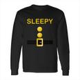 Cute Halloween Funny Halloween Day Sleepy Dwarf Costume Long Sleeve T-Shirt