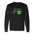 Dc Comics Green Text Logo Long Sleeve T-Shirt