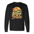 Del Boca Vista Sunset Retro Long Sleeve T-Shirt