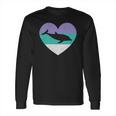 Dolphin Vintage Heart Long Sleeve T-Shirt