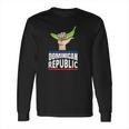 Dominican Republic Jersey Baseball Bandera Dominicana Long Sleeve T-Shirt