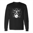 Drumming Gift Drum Da Vinci Vitruvian Man Drummer Long Sleeve T-Shirt