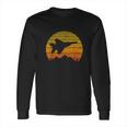 Eagle Jet Fighter Sunrise Vintage Retro Pilot Long Sleeve T-Shirt