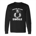 Edgar Allan Swole Funny Edgar Allan Poe Weightlifting Long Sleeve T-Shirt