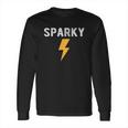 Electrician Gift Funny Sparky Nickname Lightning Long Sleeve T-Shirt