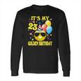 Emoji Its My Golden Birthday 23 Years Old 23Rd Long Sleeve T-Shirt