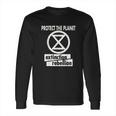 Extinction Rebellion In Green Rebel For Life Climate Change Long Sleeve T-Shirt