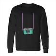 Fake Tourist Camera Graphic Long Sleeve T-Shirt