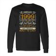 February 1999 23 Years Old 23Rd Birthday Gifts Long Sleeve T-Shirt