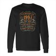 February Vintage 1997 Limited 25 Years Old 25Th Birthday Long Sleeve T-Shirt