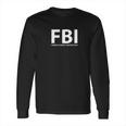 Female Body Inspector Long Sleeve T-Shirt