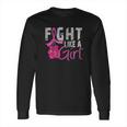 Fight Like A Girl Canker Boxing Glove Long Sleeve T-Shirt