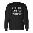 Foil Epee Saber Fencing Sport Outfit Fencer Gift Fencing Long Sleeve T-Shirt