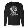 Frida Kahlo Skull Long Sleeve T-Shirt