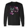 Funny Cheshire Faced Cat Long Sleeve T-Shirt