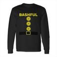 Funny Halloween Bashful Dwarf Halloween Costume Long Sleeve T-Shirt