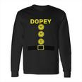 Funny Halloween Dopey Dwarf Halloween Costume Long Sleeve T-Shirt