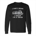 Funny Model Train Engineer Conductor Long Sleeve T-Shirt