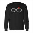 Funny Pi Day Infinity Symbol Math Geek Infinite Sign Long Sleeve T-Shirt