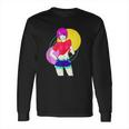 Funny Retro Vintage Girl Model Freedom Pose Long Sleeve T-Shirt