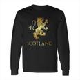 Funny Scotland Lion Rampant Scottish Kilts Long Sleeve T-Shirt