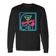 Funny Social Distancing And Chill Long Sleeve T-Shirt