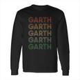 Funny Vintage Retro Style Garth Long Sleeve T-Shirt