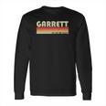 Garrett Surname Funny Retro Vintage 80S 90S Long Sleeve T-Shirt