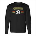 Ghana Soccer Love Ghanaian Football Pride Long Sleeve T-Shirt