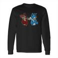 Good Vs Evil Doberman Pinscher Wolf Dog Furry Long Sleeve T-Shirt