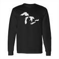 Great Lakes Detroit Michigan Long Sleeve T-Shirt