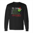 The Grinch My Day List Time Im Booked Long Sleeve T-Shirt