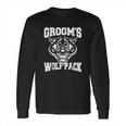 Grooms Wolfpack Bachelor Party Drinking Team Gift Long Sleeve T-Shirt