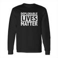 Gs Eagle Deplorable Lives Matter Graphic Long Sleeve T-Shirt