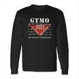 Gtmo Land Mine Barbed Wire Sign Guantanamo Bay Cuba Long Sleeve T-Shirt