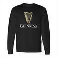 Guinness Black Classic With An Irish Gold Harp Design Long Sleeve T-Shirt