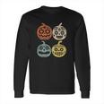 Halloween El Dia De Los Muertos Dead Day Pumpkin Vintage Long Sleeve T-Shirt