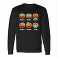 Halloween Pandemic Pumpkin Mask Funny Cute Long Sleeve T-Shirt