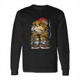 Hard Teddy Bear Clothing Men Entrepreneur Gift Long Sleeve T-Shirt