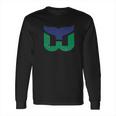 Hartford Whalers Design Long Sleeve T-Shirt