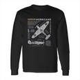 Hawker Hurricane Battle Of Britain Wwii Raf Fighter Plane Long Sleeve T-Shirt