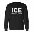 Ice Federal Agent Us Border Patrol Halloween Costume Long Sleeve T-Shirt